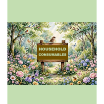 HOUSEHOLD - Hangers, Bag Clips, Lint Removers, Paper Plates & Airfryer liners, Plastic & Refuse Bags, Paper Cups, Foil Products & Cardboard Dishes 